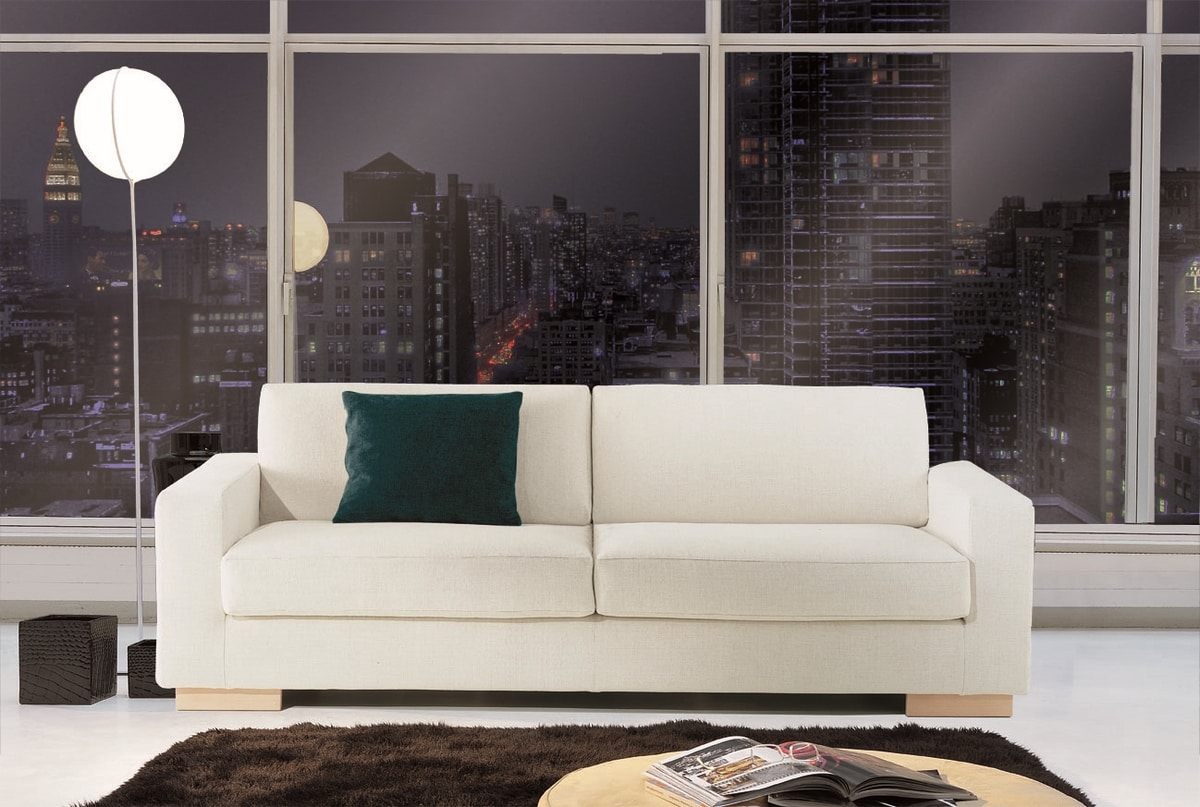 Elegante sofá de espuma de poliuretano, para oficinas