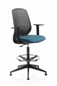 Key Smart stool, Taburete giratorio, para oficina y recepcin