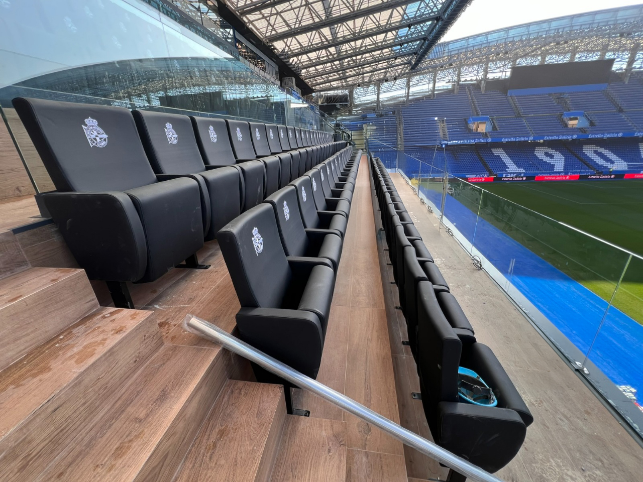 Estadio de Riazor en La Corua